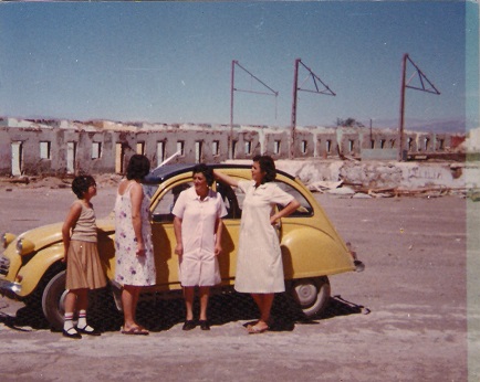 1981 Ruinas de Oficinas Vergara, Norte de Chile.