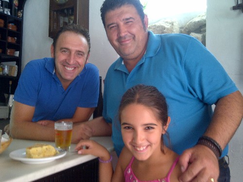 MI HERMANO DAVID, MI "ANGEL" CARMEN Y YO.