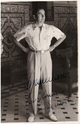 “Tyrone Power / for Honorio / Best wishes”