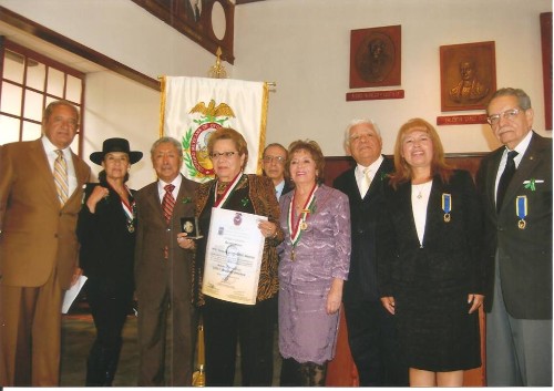 Galardonada No 36 con la Medalla al Meríto Social "Lylia C. Berthely Jiménez"